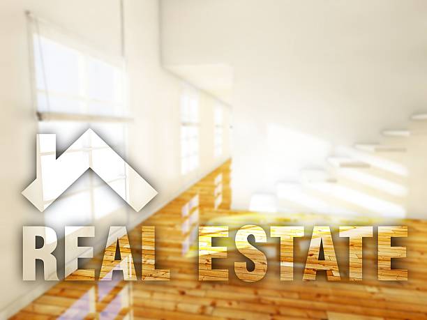 Real estate, creative conceptual illustration